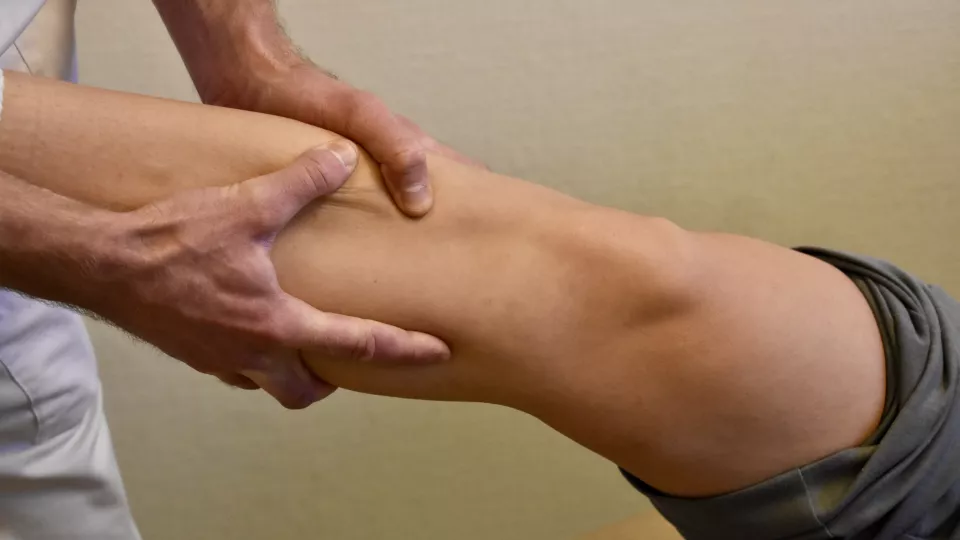 Examination of a knee